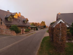 ...jedoch zogen von der Ostsee dunkle Schneewolken heran...